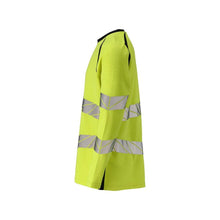 Tricou, mânecă lungă, croială modernă Tricou Multisafe, galben mare/negru-albastru