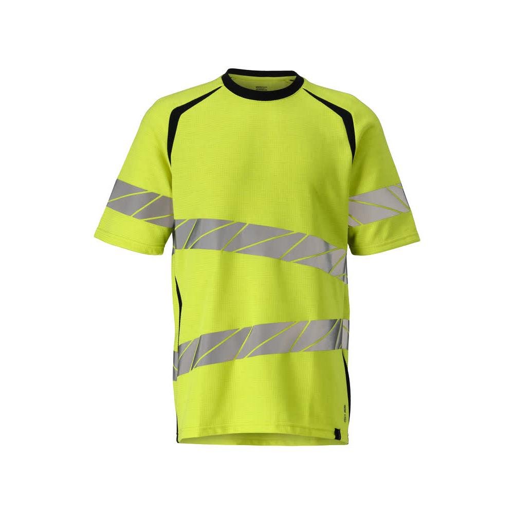 Tricou, modern fit Tricou Multisafe, hi-vis galben/negru-albastru