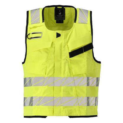 Vestă pentru scule Vestă pentru scule Multisafe, galben/negru-albastru de mare vizibilitate