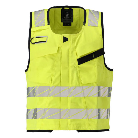 Vestă pentru scule Vestă pentru scule Multisafe, galben/negru-albastru de mare vizibilitate