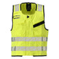 Vestă pentru scule Vestă pentru scule Multisafe, galben/negru-albastru de mare vizibilitate