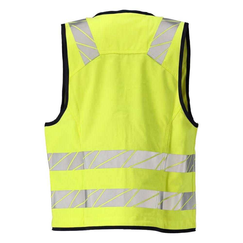 Vestă pentru scule Vestă pentru scule Multisafe, galben/negru-albastru de mare vizibilitate