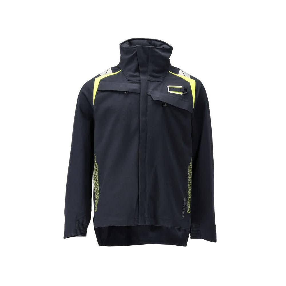 Jachetă Hard Shell Jachetă Multisafe, negru albastru/galben hi-vis