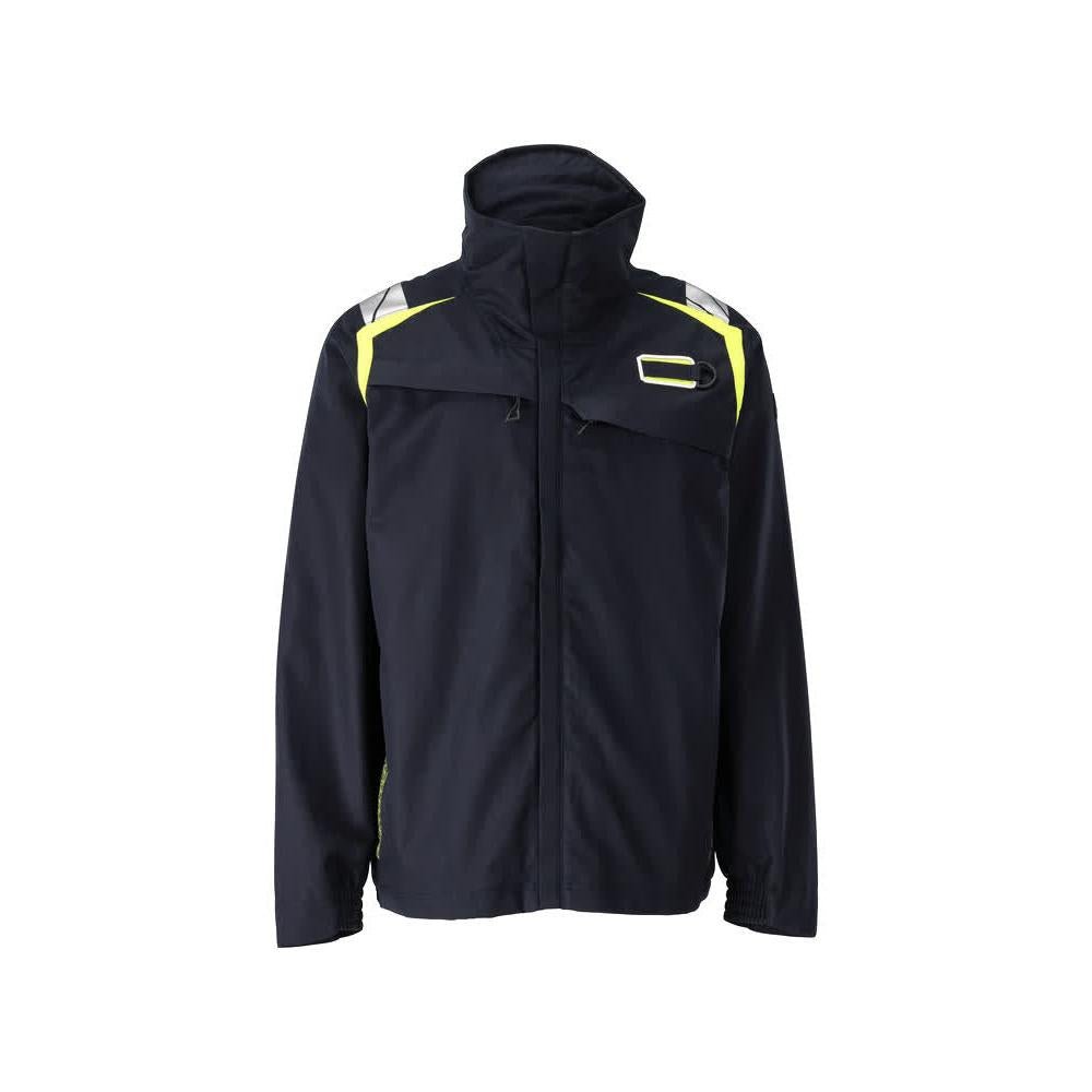 Jachetă, inserții elastice Jachetă de lucru Multisafe, negru albastru/galben hi-vis