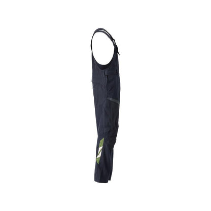 Salopete, buzunare pentru genunchi, inserții elastice Salopete Multisafe, negru albastru/galben hi-vis
