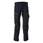 Pantaloni cu buzunare pentru genunchi, inserții elastice Pantaloni Multisafe, negru albastru/galben hi-vis