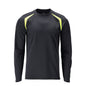 Tricou, maneca lunga, croire moderna Tricou Multisafe, negru albastru/galben hi-vis