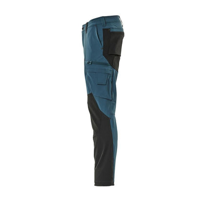 Pantaloni functionali, pantaloni ULTIMATE STRETCH, petrol inchis/negru