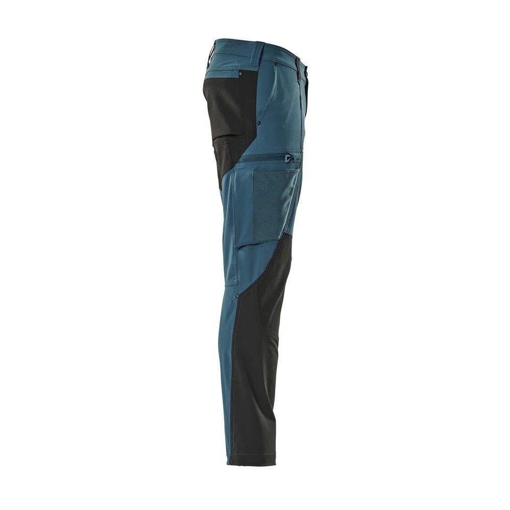 Pantaloni functionali, pantaloni ULTIMATE STRETCH, petrol inchis/negru