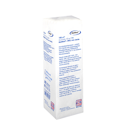 MaiMed-MKS-comprese sterile din tifon, 100 bucăți/sac de hârtie