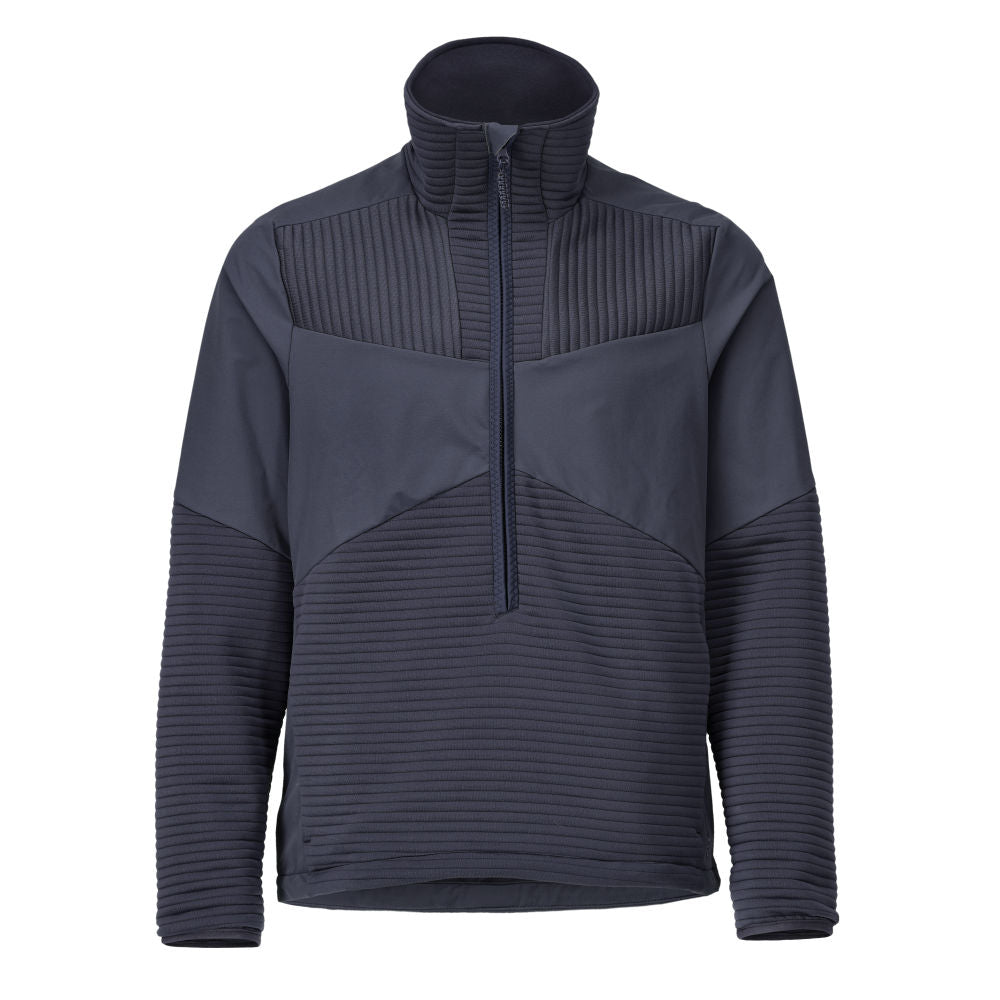 Pulover fleece, fermoar scurt, căptușeală jachetă microfleece