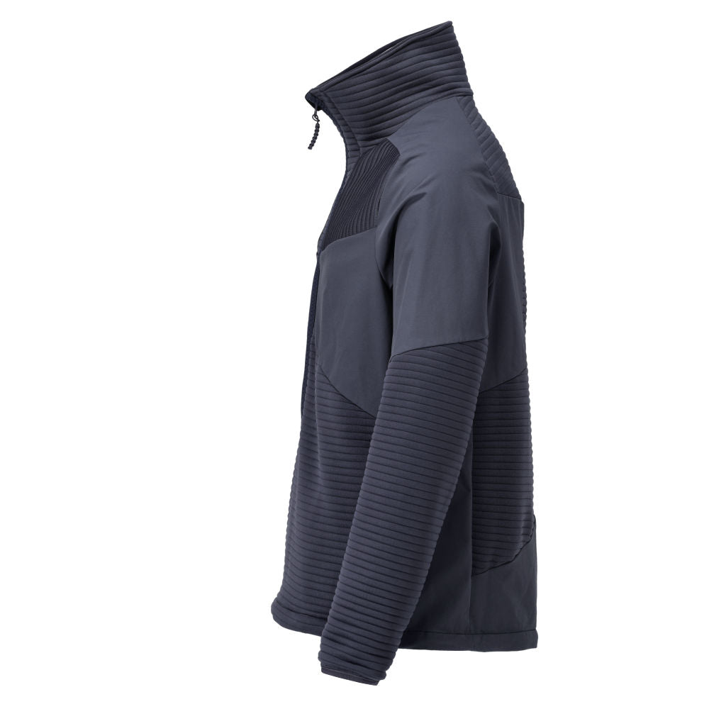 Pulover fleece, fermoar scurt, căptușeală jachetă microfleece