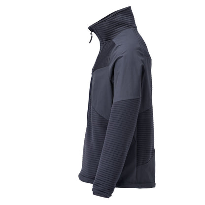 Pulover fleece, fermoar scurt, căptușeală jachetă microfleece