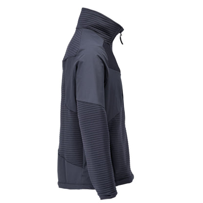 Pulover fleece, fermoar scurt, căptușeală jachetă microfleece