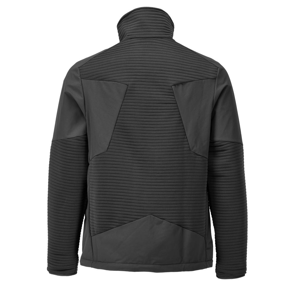 Pulover fleece, fermoar scurt, căptușeală jachetă microfleece