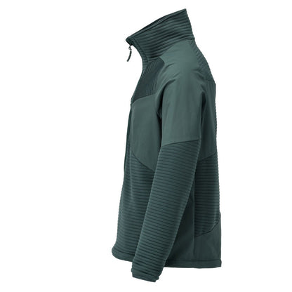 Pulover fleece, fermoar scurt, căptușeală jachetă microfleece