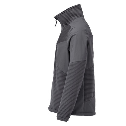Pulover fleece, fermoar scurt, căptușeală jachetă microfleece