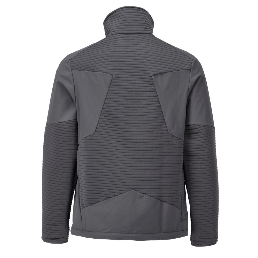 Pulover fleece, fermoar scurt, căptușeală jachetă microfleece