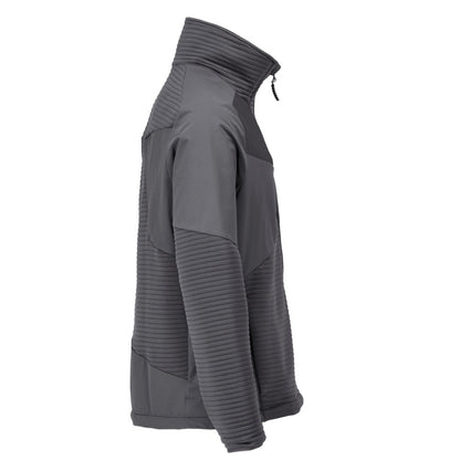 Pulover fleece, fermoar scurt, căptușeală jachetă microfleece