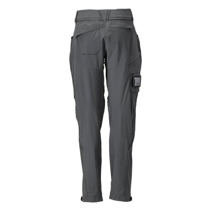 Pantaloni functionali, stretch, pantaloni de dama, gri antracit