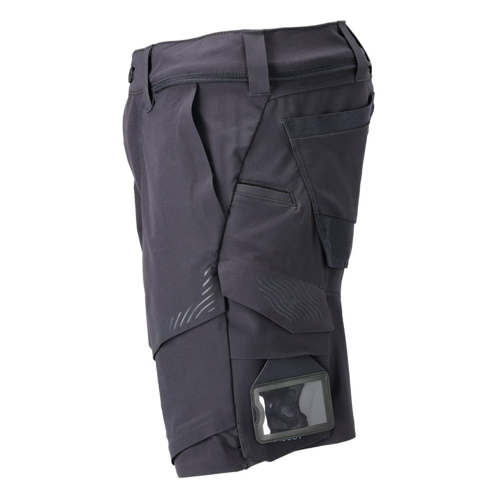 Pantaloni scurți, stretch, pantaloni scurți ușori, negru albastru
