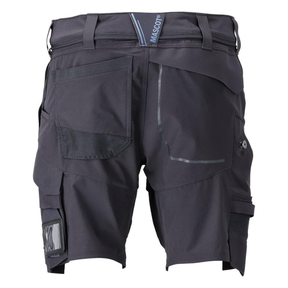 Pantaloni scurți, stretch, pantaloni scurți ușori, negru albastru