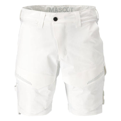 Pantaloni scurți, stretch, pantaloni scurți ușori, albi