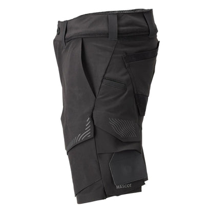 Pantaloni scurți, stretch, pantaloni scurți ușori, negri