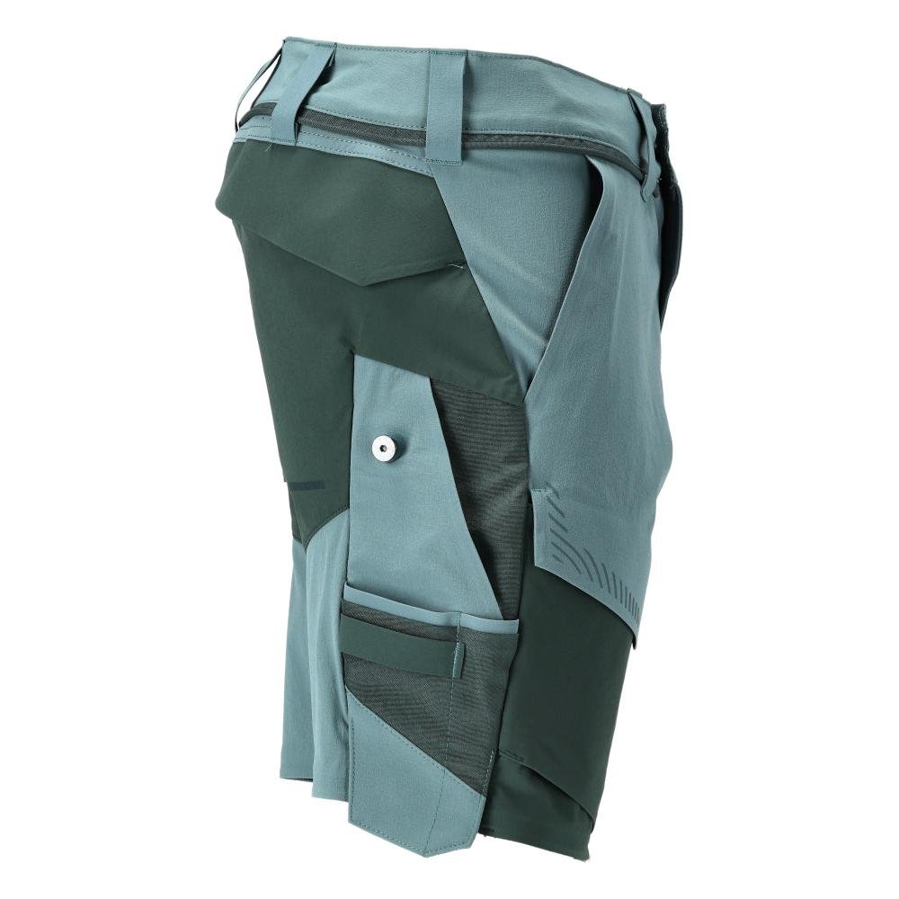Pantaloni scurți, stretch, pantaloni scurți ușori, verde pădure deschis/verde pădure