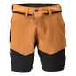 Pantaloni scurți, stretch, pantaloni scurți ușori, maro nuc/negru