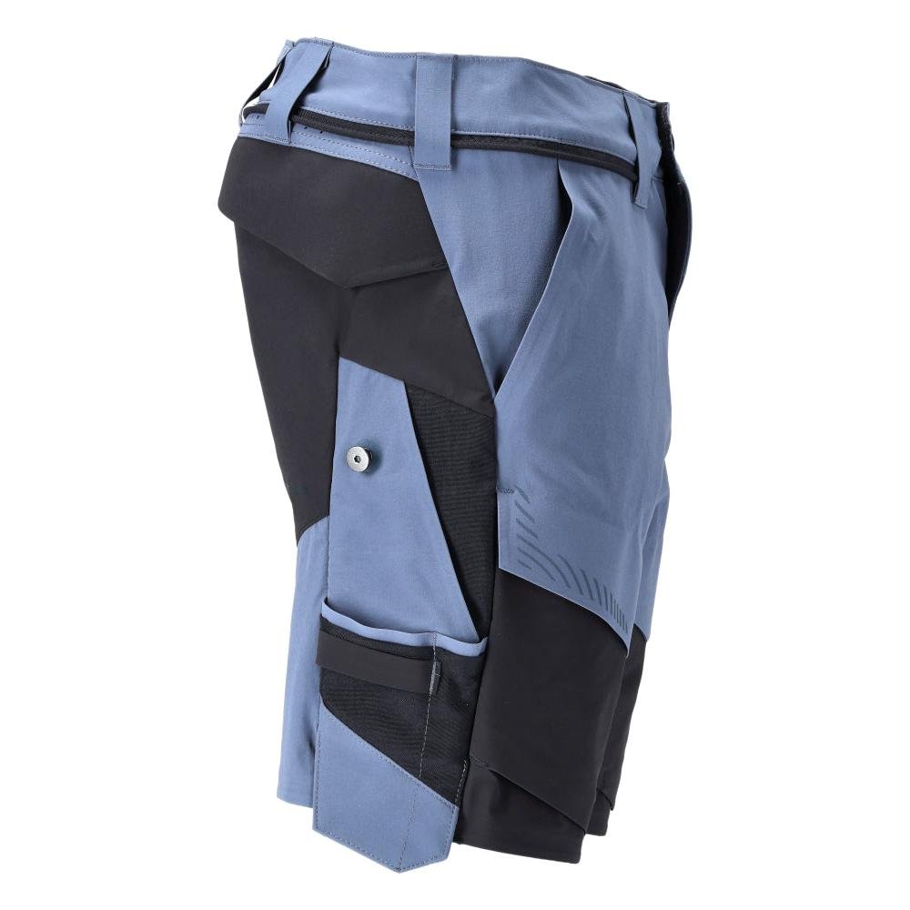 Pantaloni scurți, stretch, pantaloni scurți ușori, albastru piatră/albastru negru