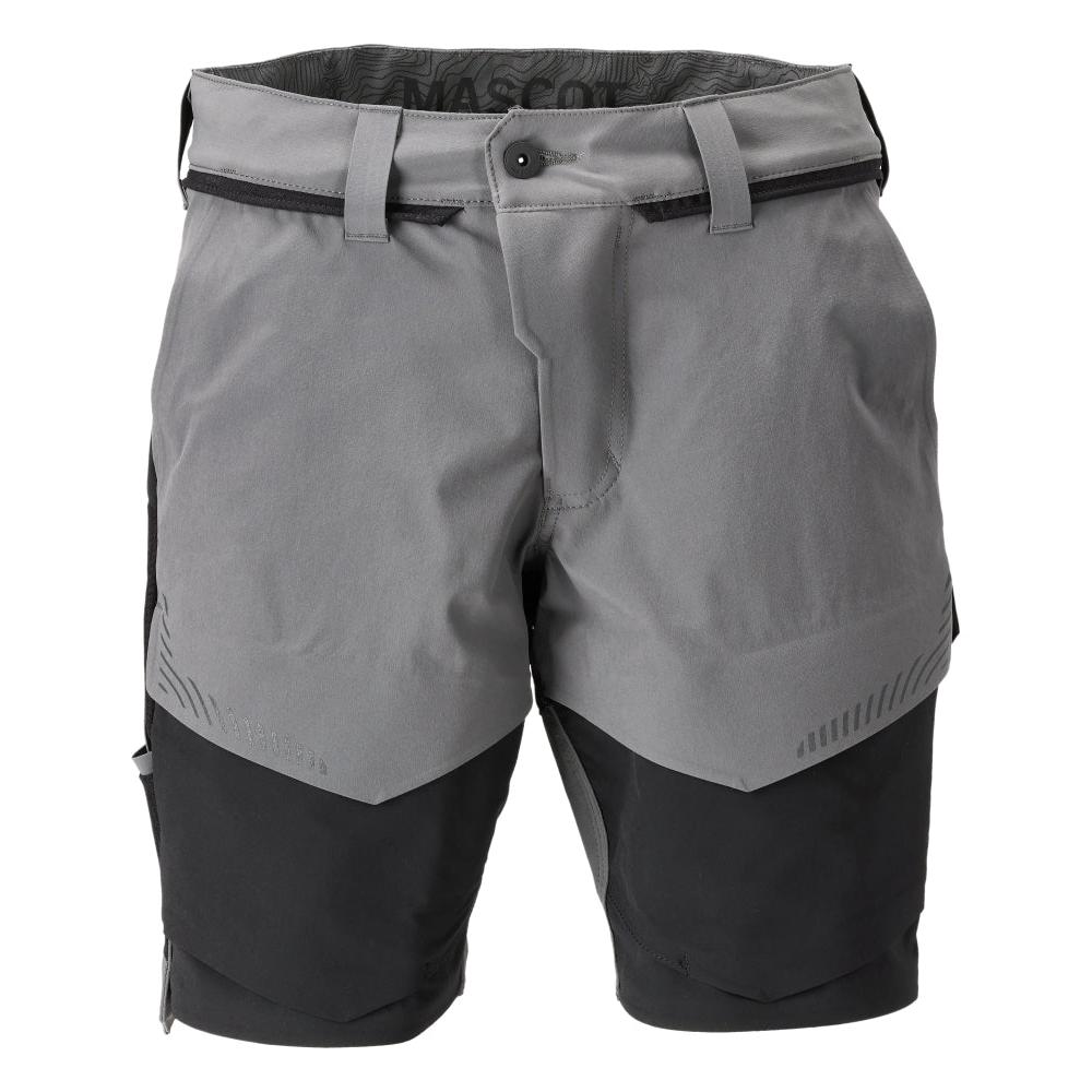 Pantaloni scurți, stretch, pantaloni scurți ușori, gri antracit/negru