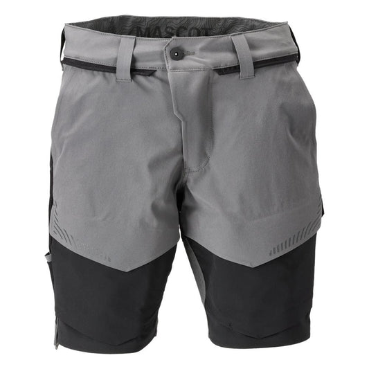 Pantaloni scurți, stretch, pantaloni scurți ușori, gri antracit/negru