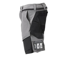 Pantaloni scurți, stretch, pantaloni scurți ușori, gri antracit/negru