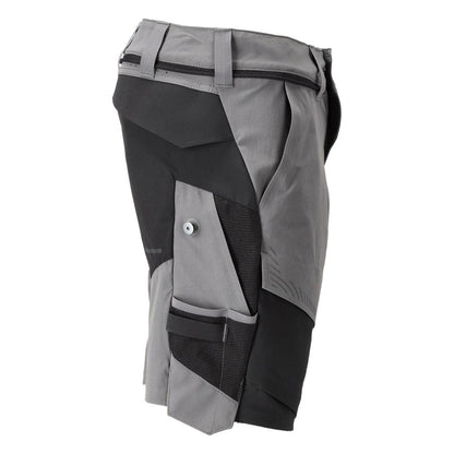 Pantaloni scurți, stretch, pantaloni scurți ușori, gri antracit/negru