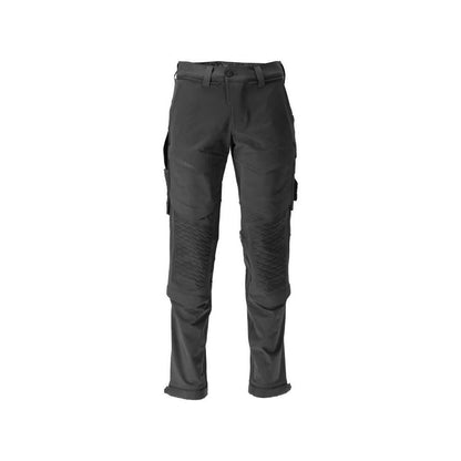 Pantaloni, buzunare pentru genunchi, rezistenti, pantaloni elastici, negri