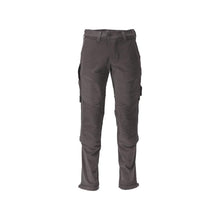 Pantaloni, buzunare pentru genunchi, pantaloni rezistenti, elastici, gri antracit
