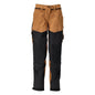 Pantaloni cu buzunare pentru genunchi, pantaloni dama, maro nuci/negru
