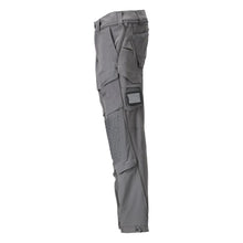Pantaloni, buzunare pentru genunchi, stretch, pantaloni lejeri, gri antracit