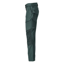 Pantaloni cu buzunare pentru genunchi, pantaloni dama, verde padure
