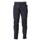 Pantaloni cu buzunare pentru genunchi, pantaloni ULTIMATE STRETCH, negru-albastru