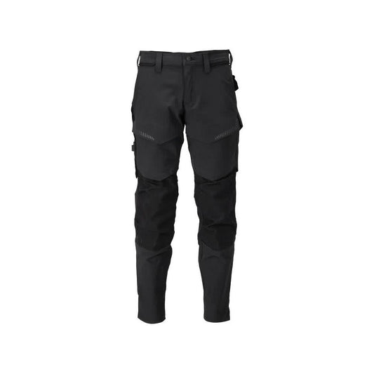 Pantaloni cu buzunare pentru genunchi, pantaloni ULTIMATE STRETCH, negri