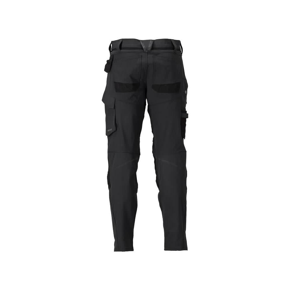 Pantaloni cu buzunare pentru genunchi, pantaloni ULTIMATE STRETCH, negri
