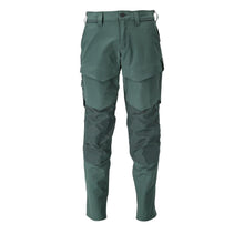 Pantaloni cu buzunare pentru genunchi, pantaloni ULTIMATE STRETCH, verde padure