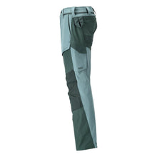 Pantaloni cu buzunare pentru genunchi, pantaloni ULTIMATE STRETCH, verde padure deschis/verde padure