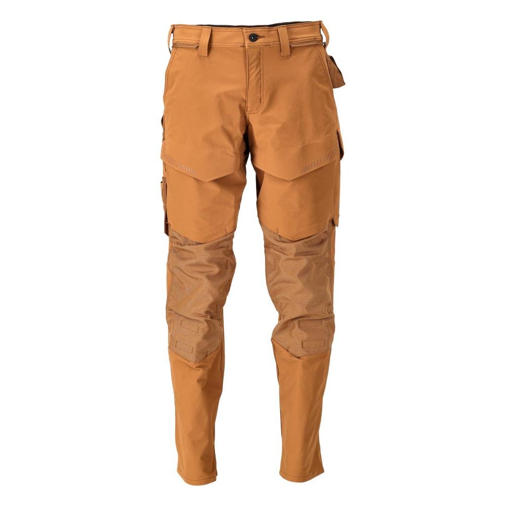 Pantaloni cu buzunare pentru genunchi, pantaloni ULTIMATE STRETCH, maro nuci