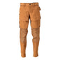 Pantaloni cu buzunare pentru genunchi, pantaloni ULTIMATE STRETCH, maro nuci