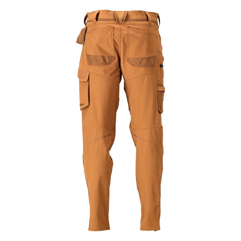 Pantaloni cu buzunare pentru genunchi, pantaloni ULTIMATE STRETCH, maro nuci
