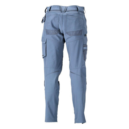 Pantaloni cu buzunare pentru genunchi, pantaloni ULTIMATE STRETCH, albastru piatra