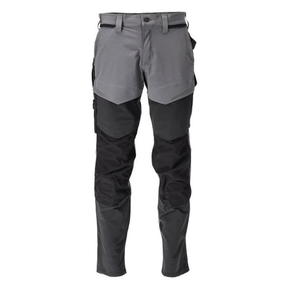 Pantaloni cu buzunare pentru genunchi, pantaloni ULTIMATE STRETCH, gri antracit/negru